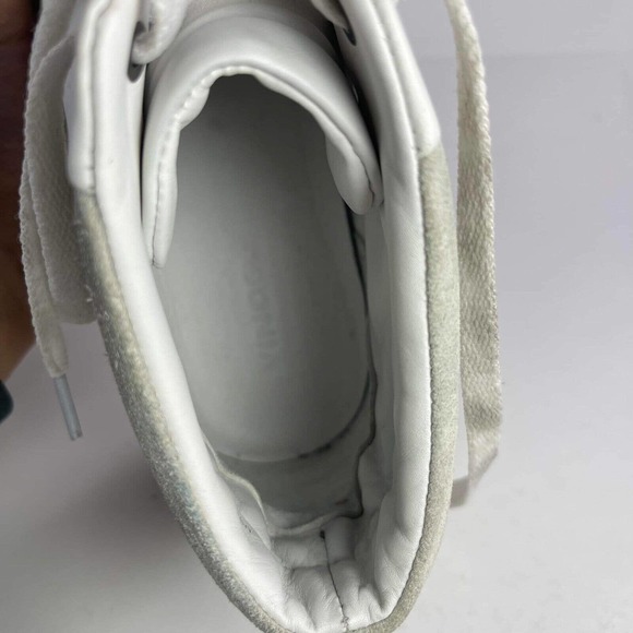 Vince Men's Fynn Leather High Top Sneaker US 11 White Lace-Up Mid Shoes boot - Picture 9 of 11